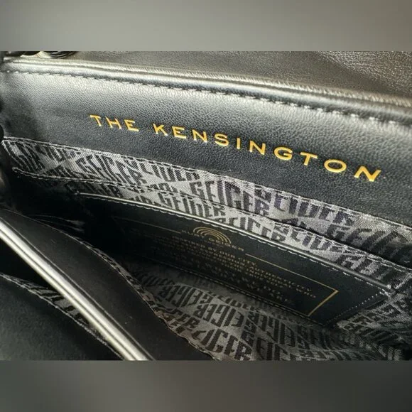 🆕 KURT GEIGER LONDON 🧿 NWOT Kensington Drench Bag, Black - Picture 15 of 16